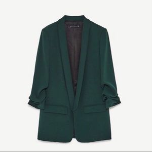 ZARA Hunter Green Blazer